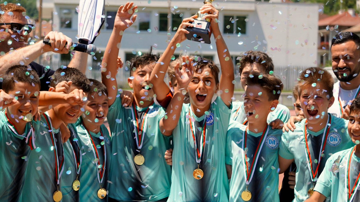 Niños torneo de futbol