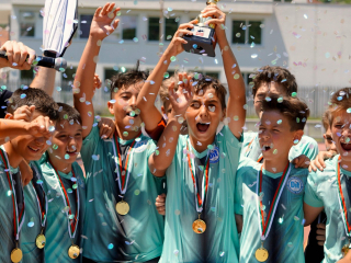 Niños torneo de futbol